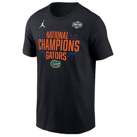 Men's Jordan Brand  Black Florida Gators 2025 NCAA Men's Basketball National Champions Locker Room T-Shirt