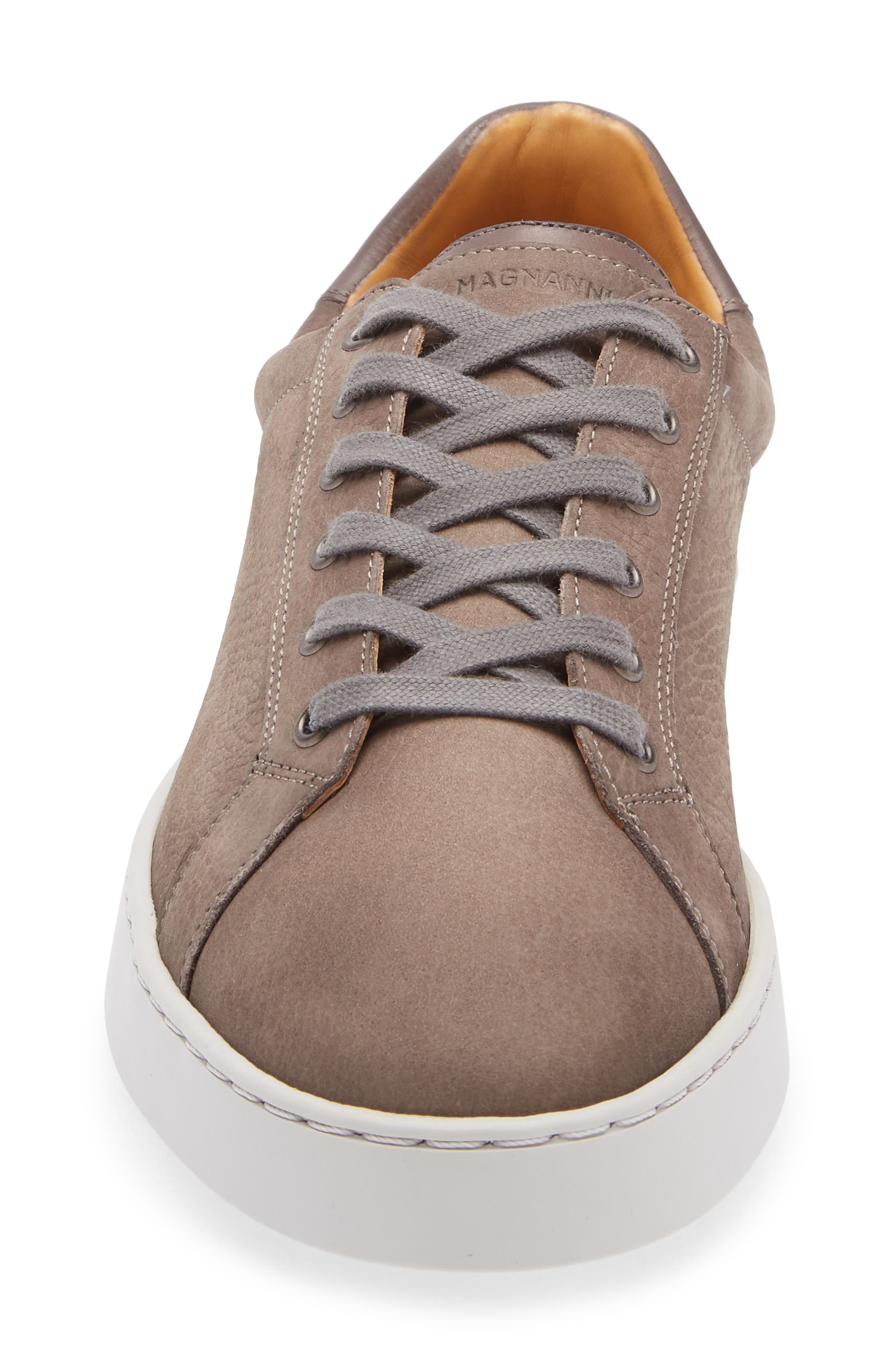 Magnanni Cote Lo Sneaker, Alternate, color, Tierra Texture Suede