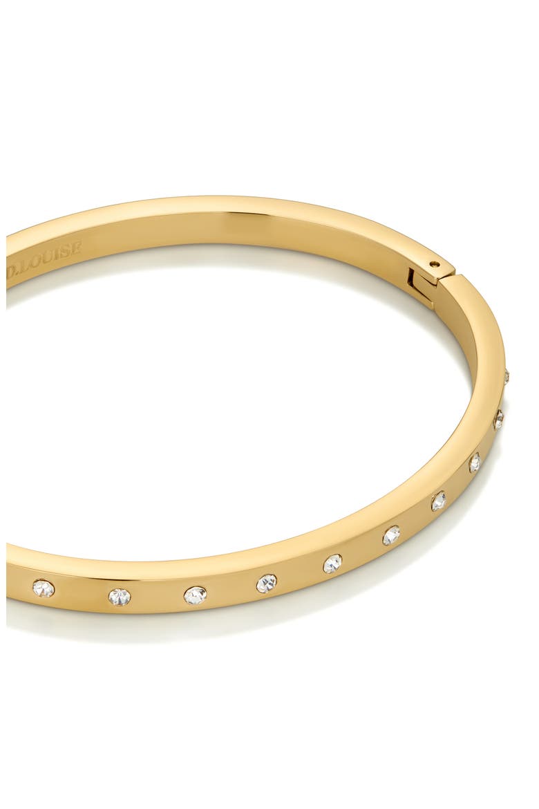 Eternity Slim Bangle, Alternate, color, GOLD