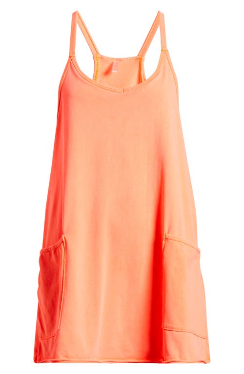 Free People Fp Movement Hot Shot Mini Sport Dress In Orange