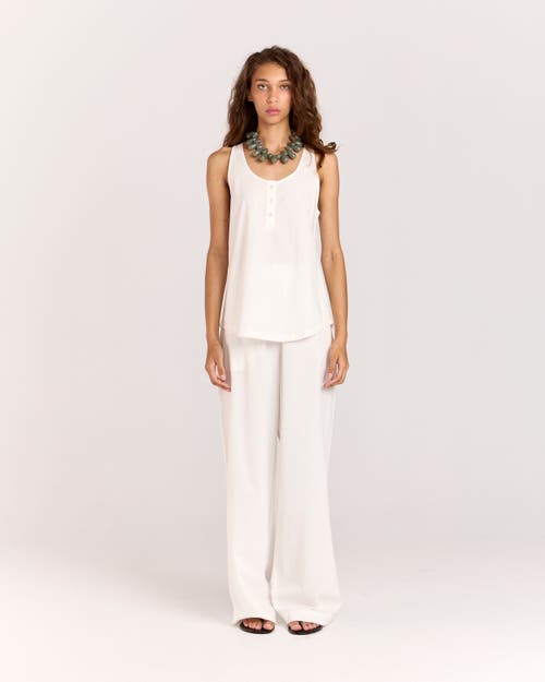 Romy Summer Tank In White