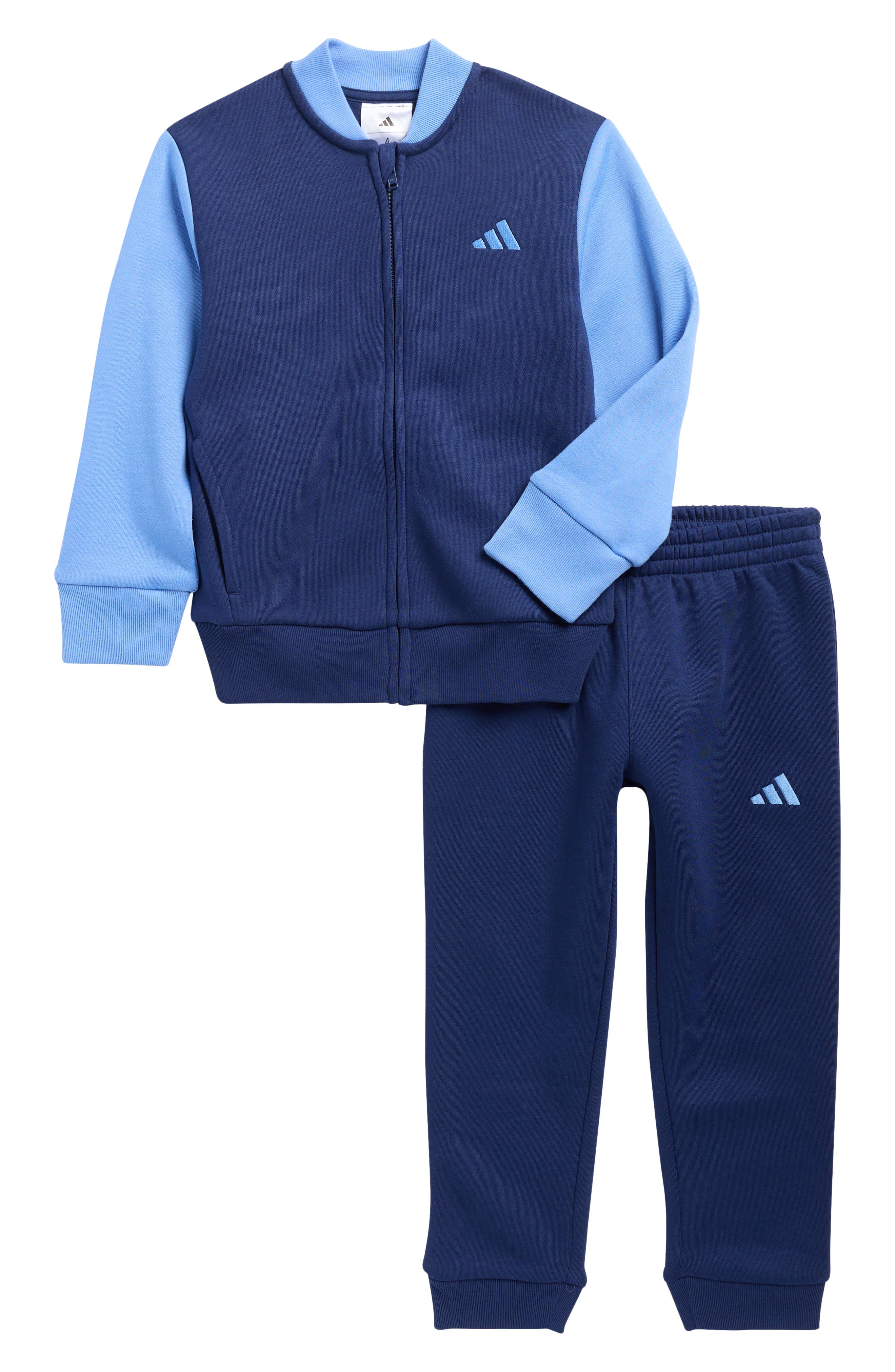 adidas Kids' Fleece Bomber Jacket & Joggers Set
