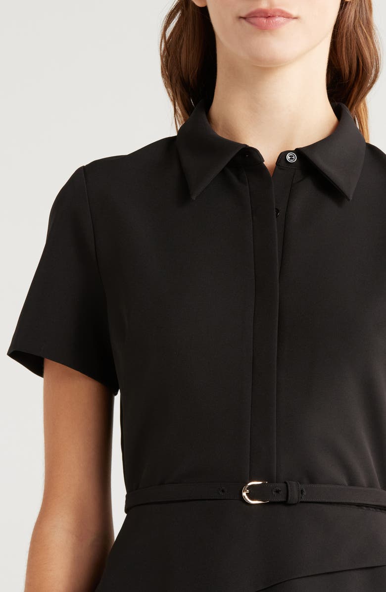 Julia Jordan Mixed Media Midi Dress, Alternate, color, 