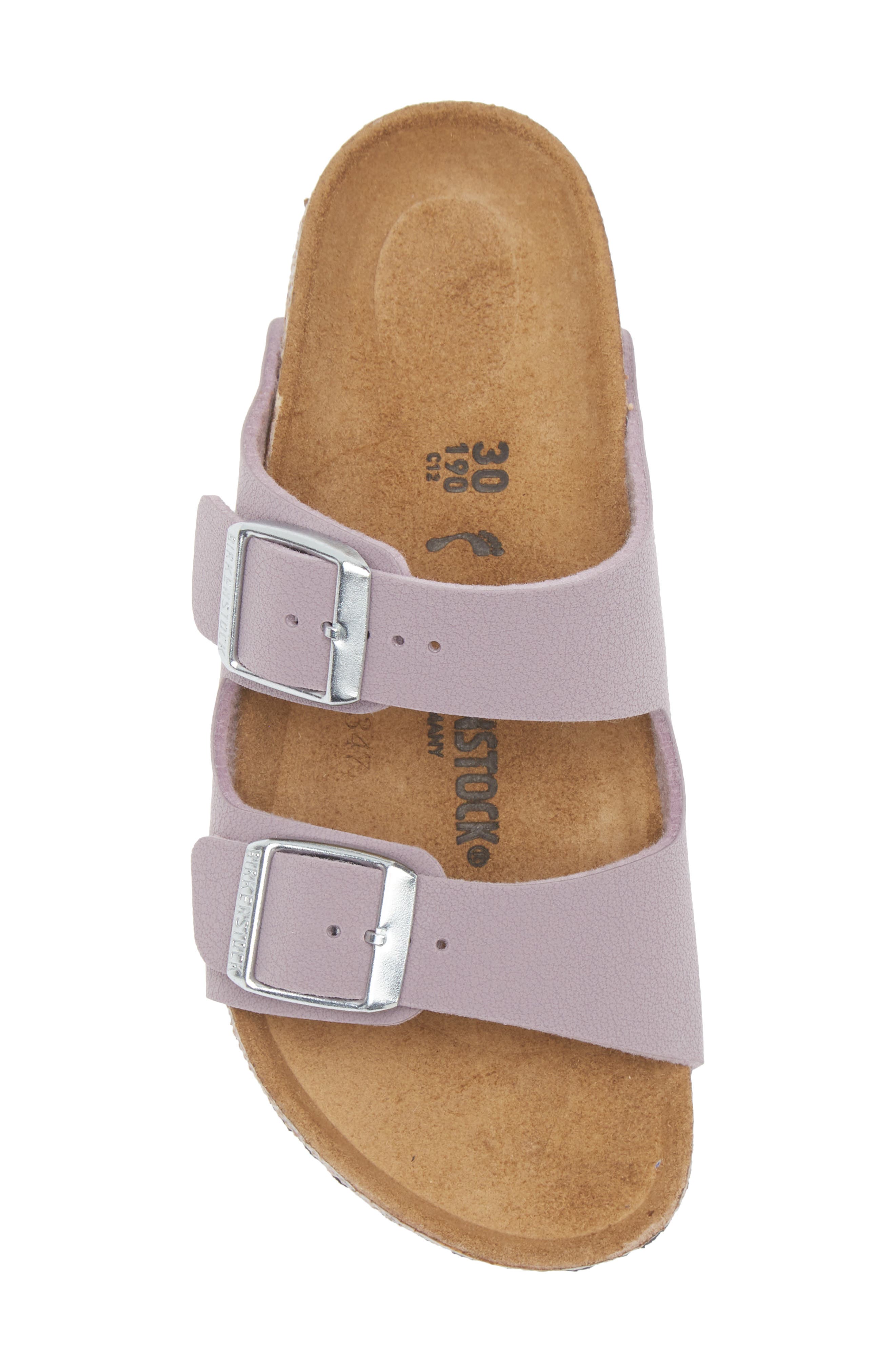 Birkenstock Kids' Arizona Slide Sandal, Alternate, color, Faded Purple