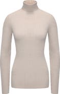 PIETRO BRUNELLI MATERNITY Aurora Turtleneck Rib Maternity Sweater