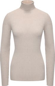 PIETRO BRUNELLI MATERNITY Aurora Turtleneck Rib Maternity Sweater