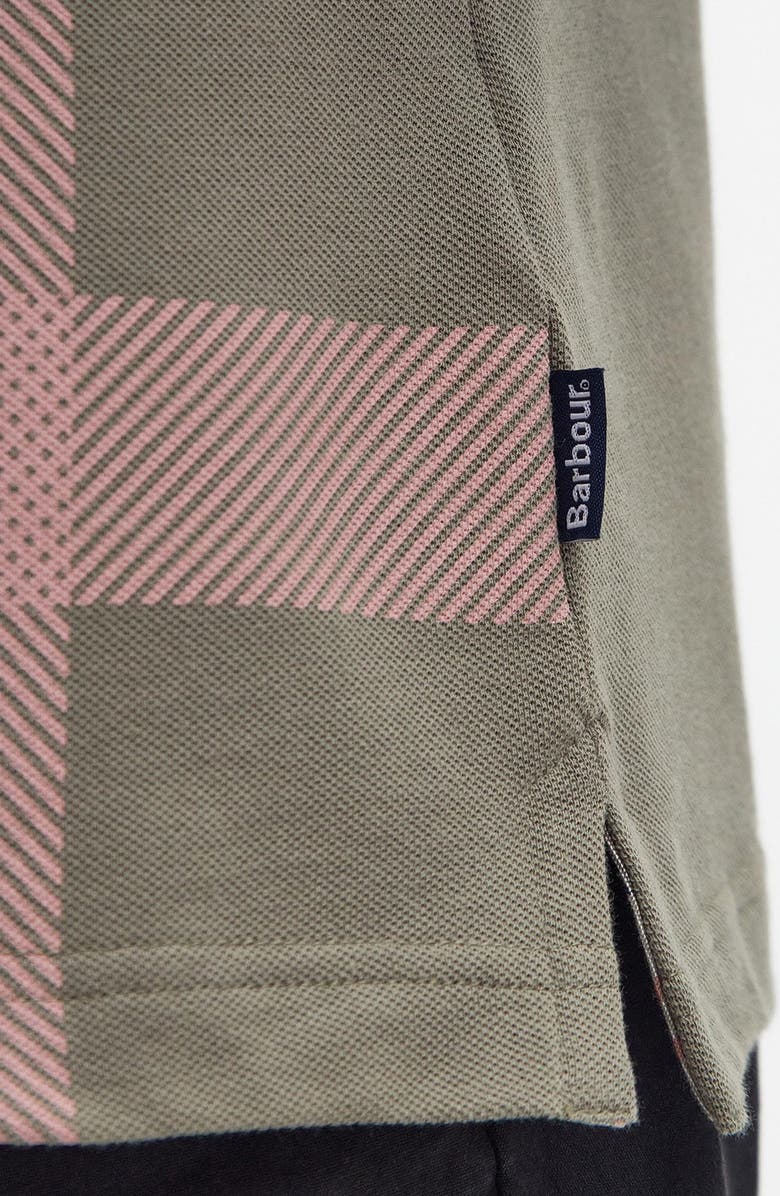 Barbour Blaine Tartan Polo, Alternate, color, Dusty Green