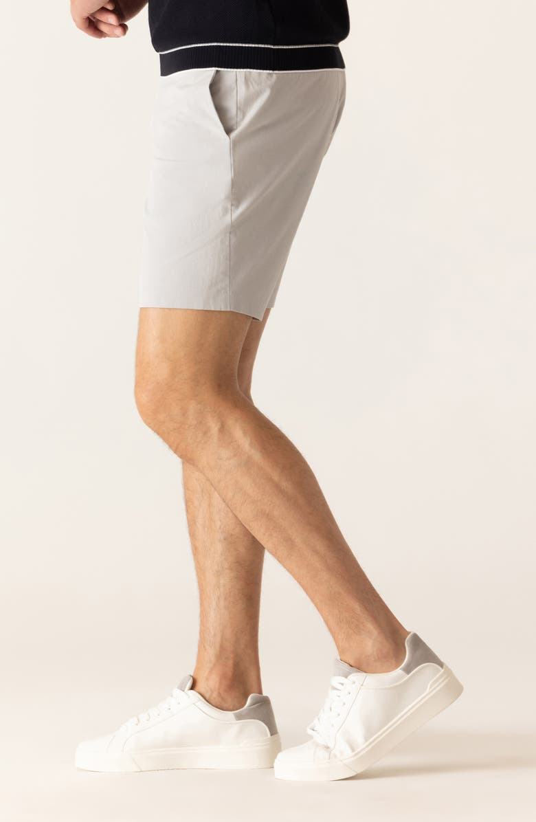 DEKE Galaxy Bermuda Flat Front Stretch Twill Shorts, Alternate, color, Stone