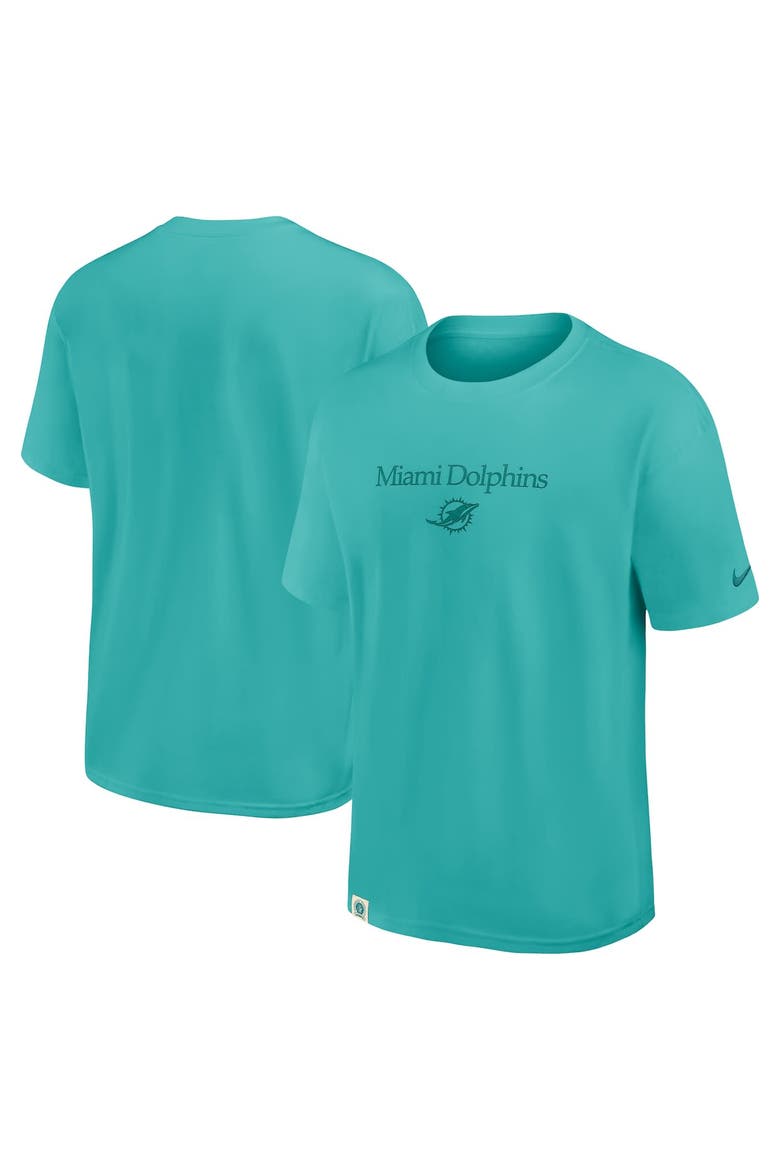 Men's Nike Aqua Miami Dolphins Glory Max90 T-Shirt, Main, color, Aqua