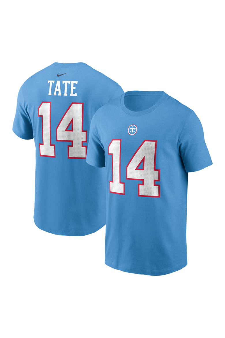 Men's Nike Carnell Tate Light Blue Tennessee Titans Name & Number T-Shirt, Main, color, Light Blue