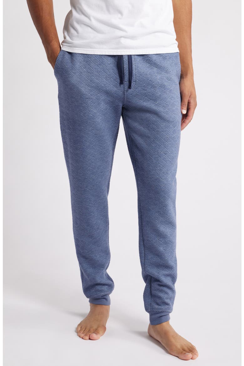 Diamond Knit Joggers, Main, color, ECLIPSE BLUE