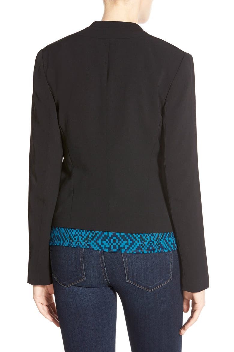 Open Front Blazer, Alternate, color, BLACK