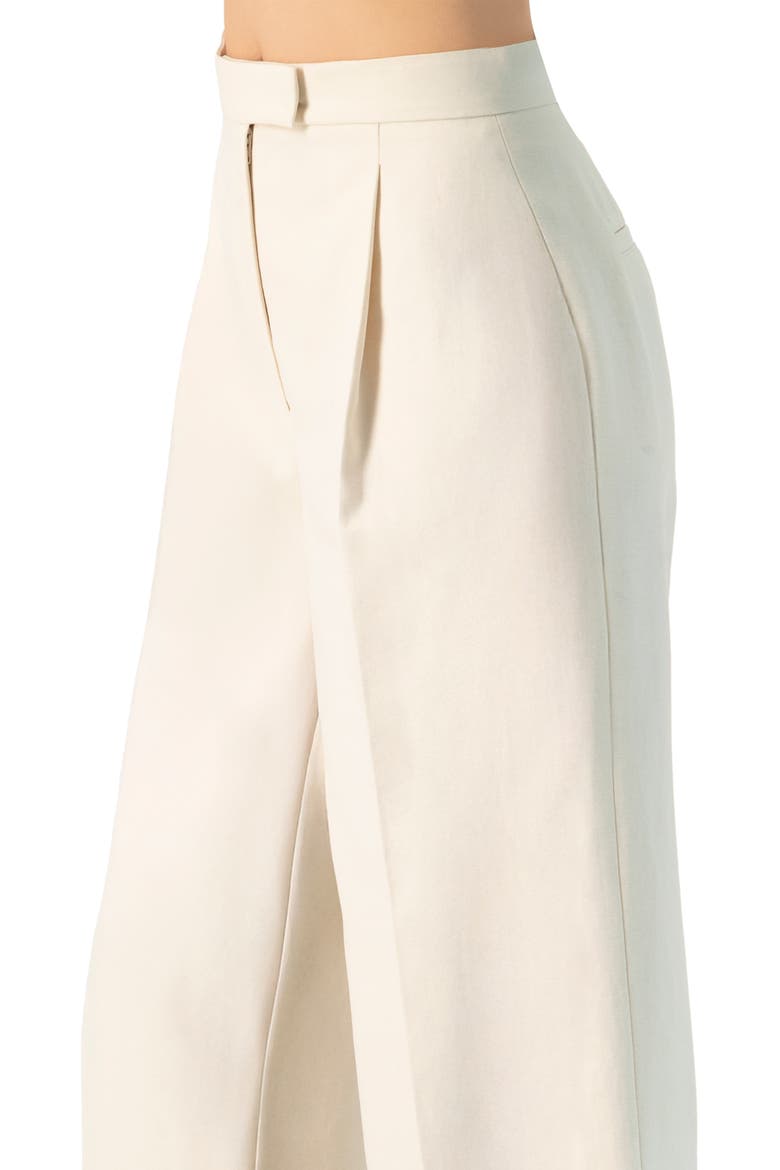 Wide-Leg Straight Pants, Alternate, color, Ivory