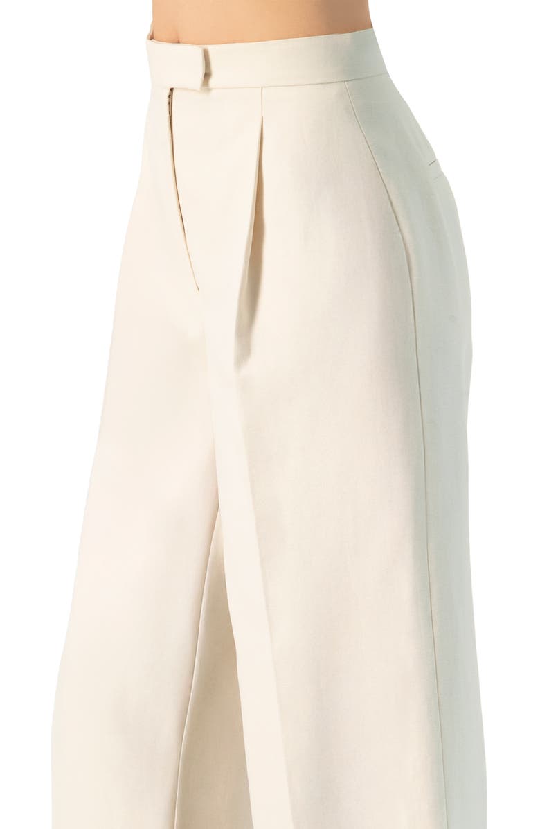 IVONNE Wide-Leg Straight Pants, Alternate, color, Ivory