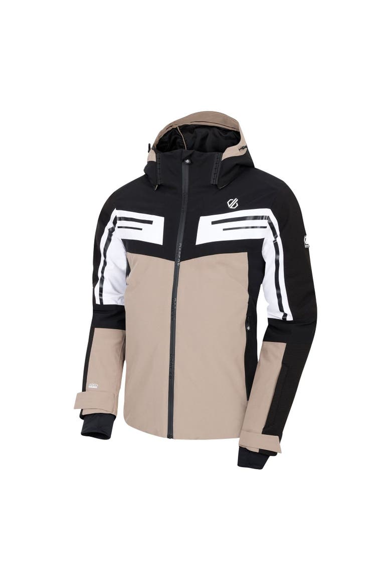 Triple Ski Jacket, Alternate, color, Black and White