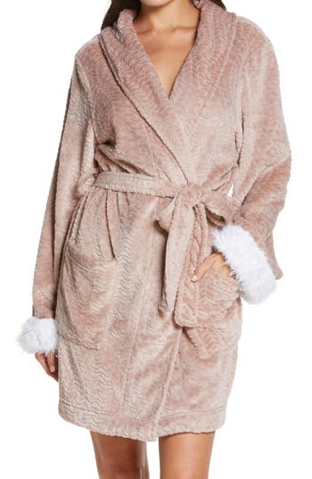 Honeydew Intimates Warm It Up Short Robe In Pink