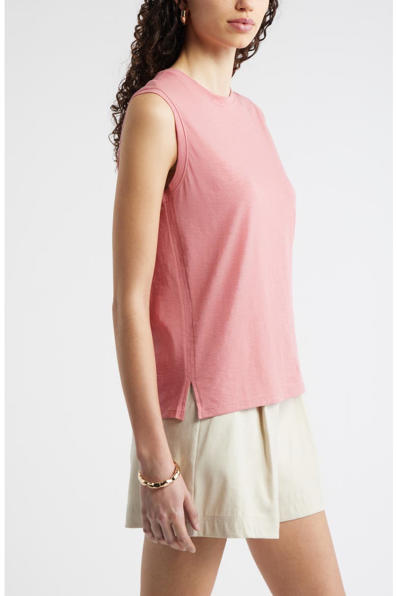 Everyday Muscle Tee, Alternate, color, PINK CLAY