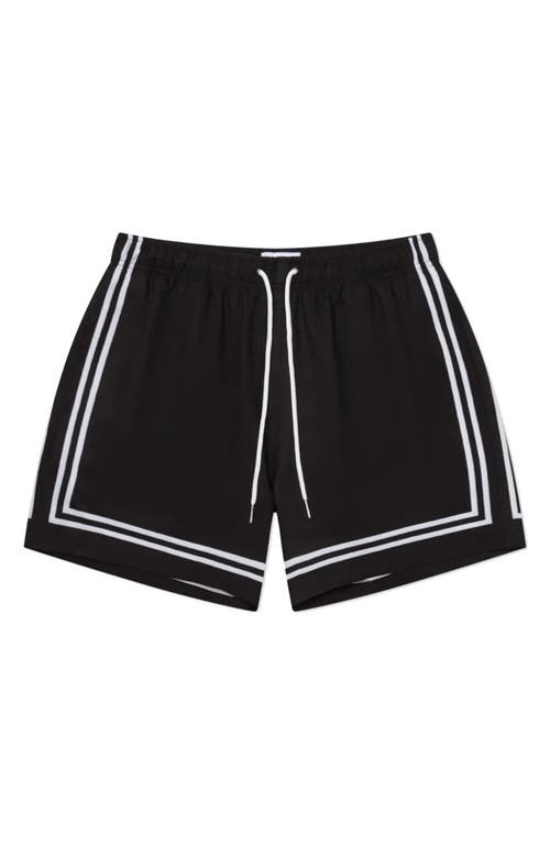 MAVRANS Black Game Performance Swim Trunks  product