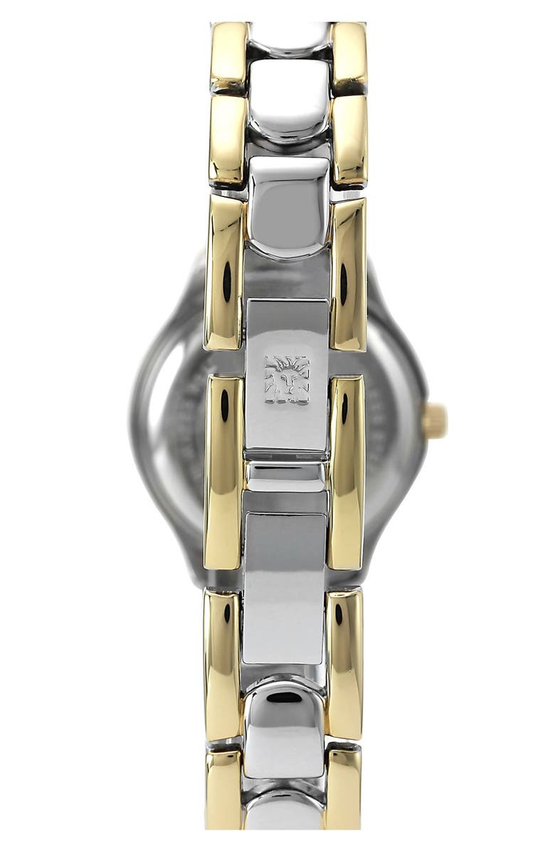 Anne Klein Two Tone Bracelet Watch, 22mm, Alternate, color, 