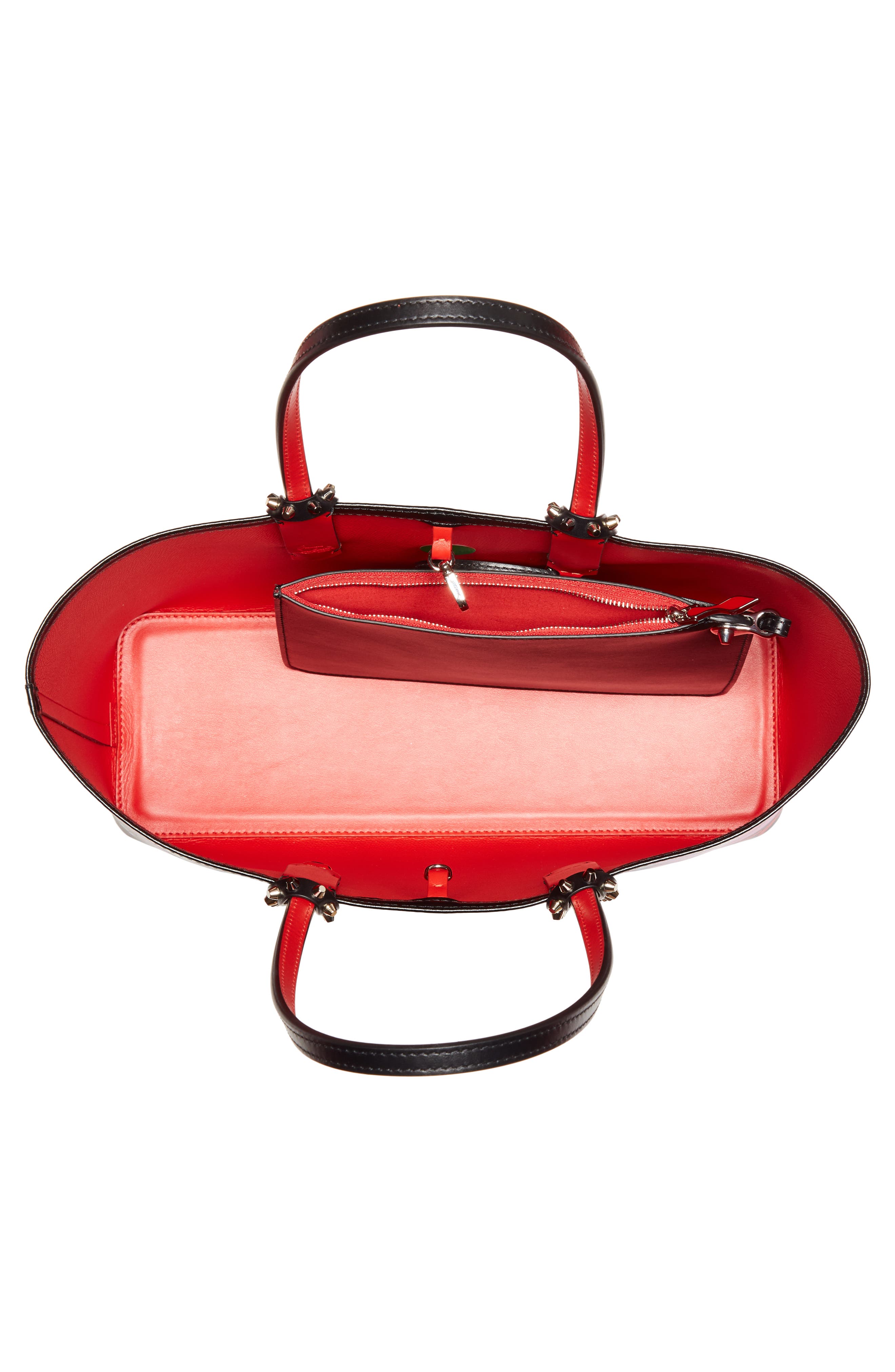 Christian Louboutin Small Cabata Pensée Leather Tote, Alternate, color, 