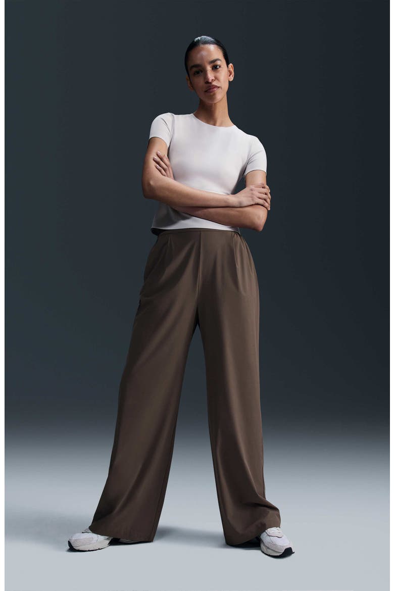 24.7 PerfectStretch Dri-FIT High Waist Loose Wide Leg Pants, Alternate, color, 004 IRONSTONE/IRONSTONE
