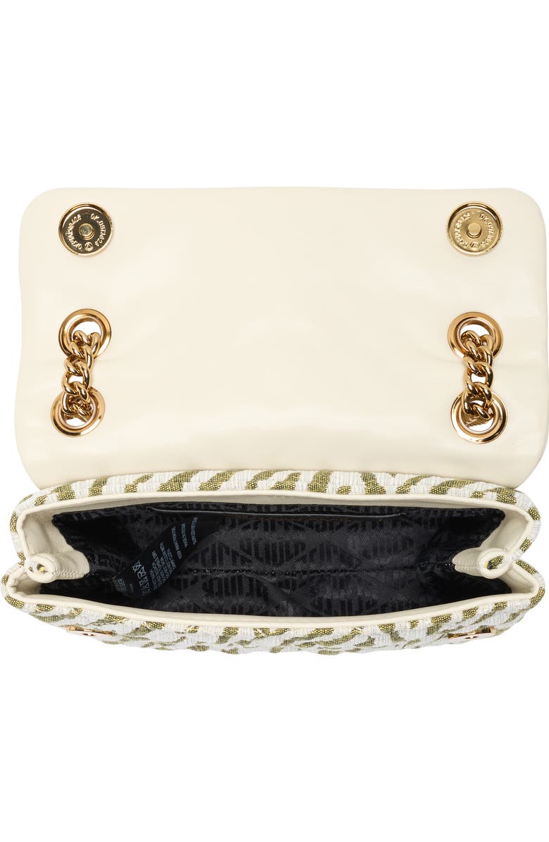 Kurt Geiger London Mini Brixton Mixed Media Crossbody Bag, Alternate, color, Open Green