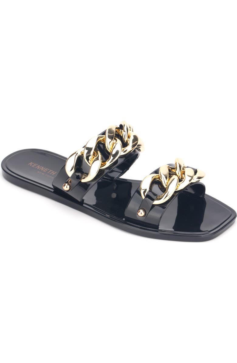Kenneth Cole New York Naveen Chain Jelly Slide Sandal, Main, color,