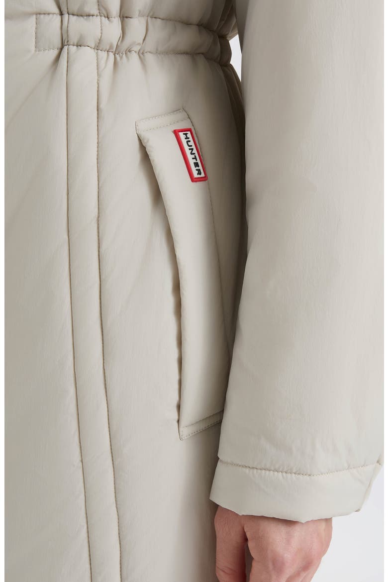 Isabelle Padded Rain Coat, Alternate, color, VANILLA