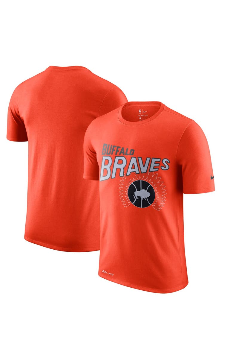 Nike Men's Nike Orange LA Clippers Hardwood Classics Hometown Vintage T-Shirt, Main, color, 