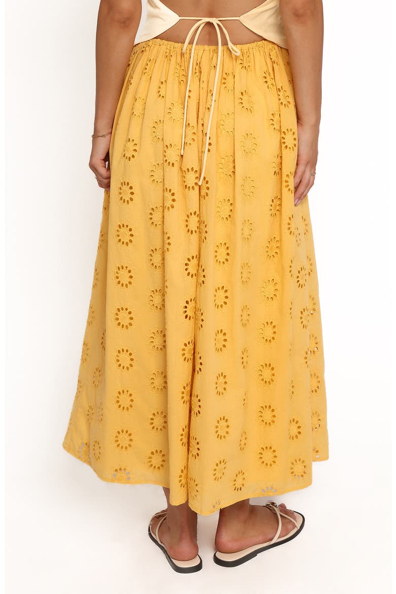 Dillon Cotton Eyelet Skirt, Alternate, color, MANGO