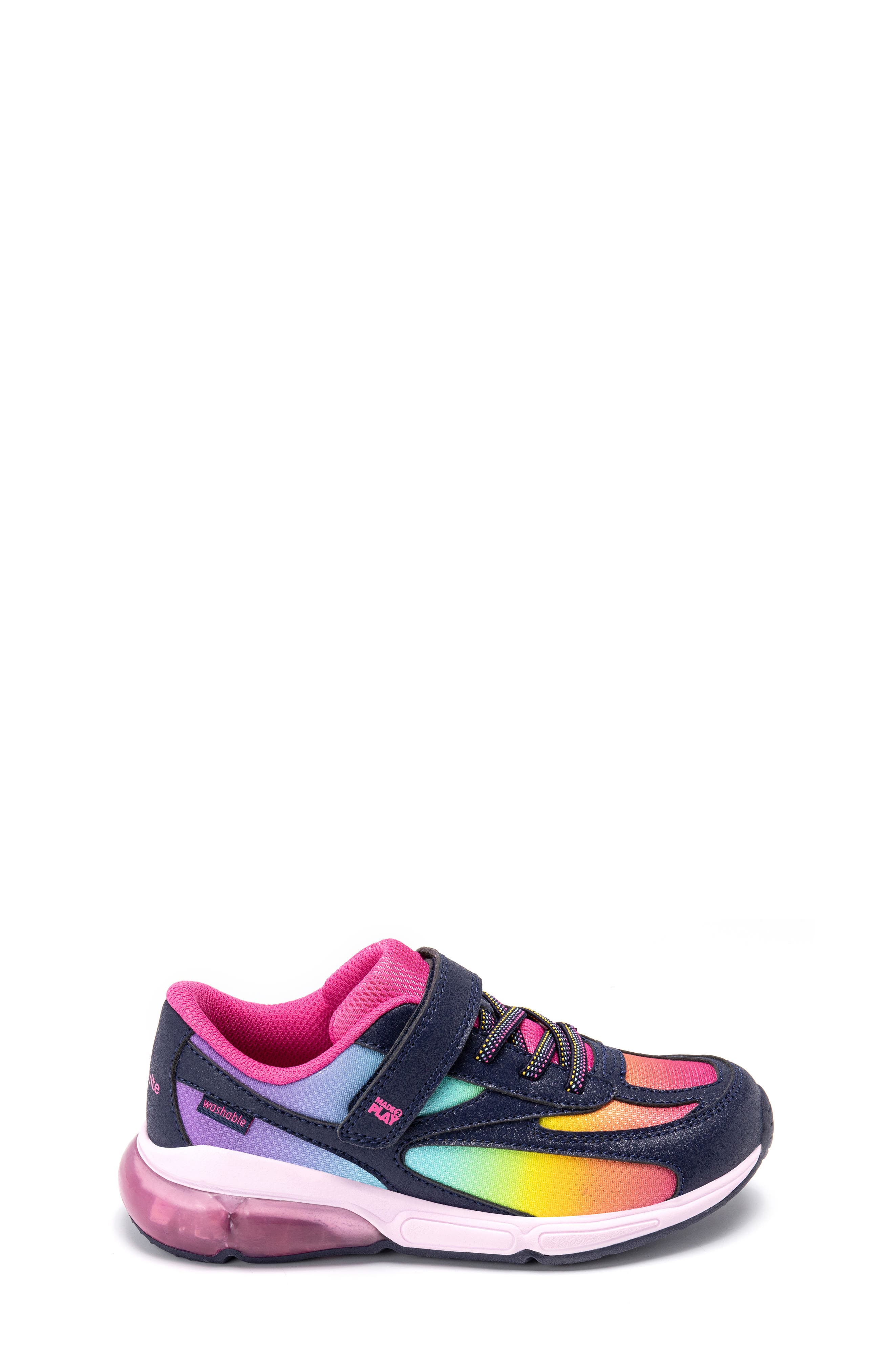 Stride Rite Kids' Made2Play<sup>®</sup> Phantom Light-Up Sneaker, Alternate, color, Rainbow
