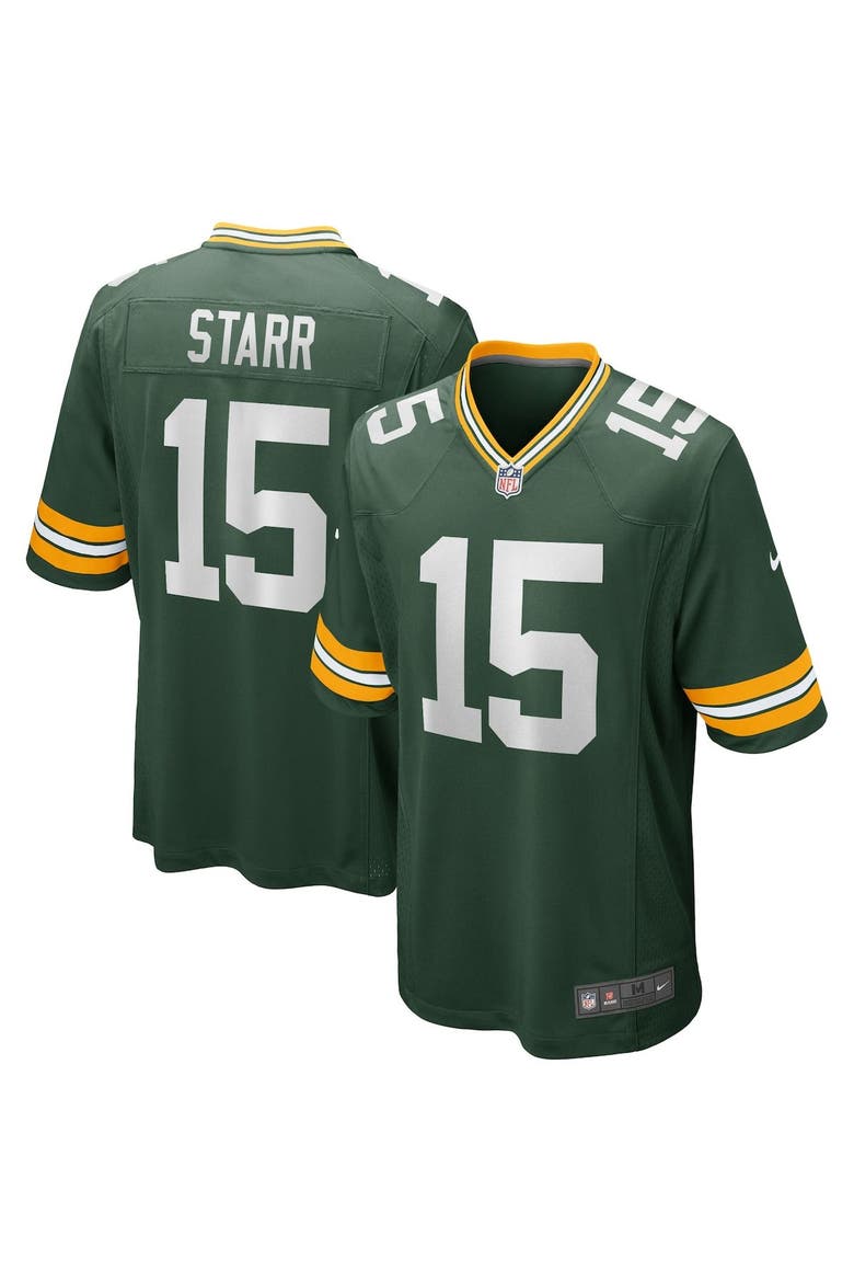 Men's Nike Bart Starr Green Green Bay Packers Game Retired Player Jersey, Main, color, Green