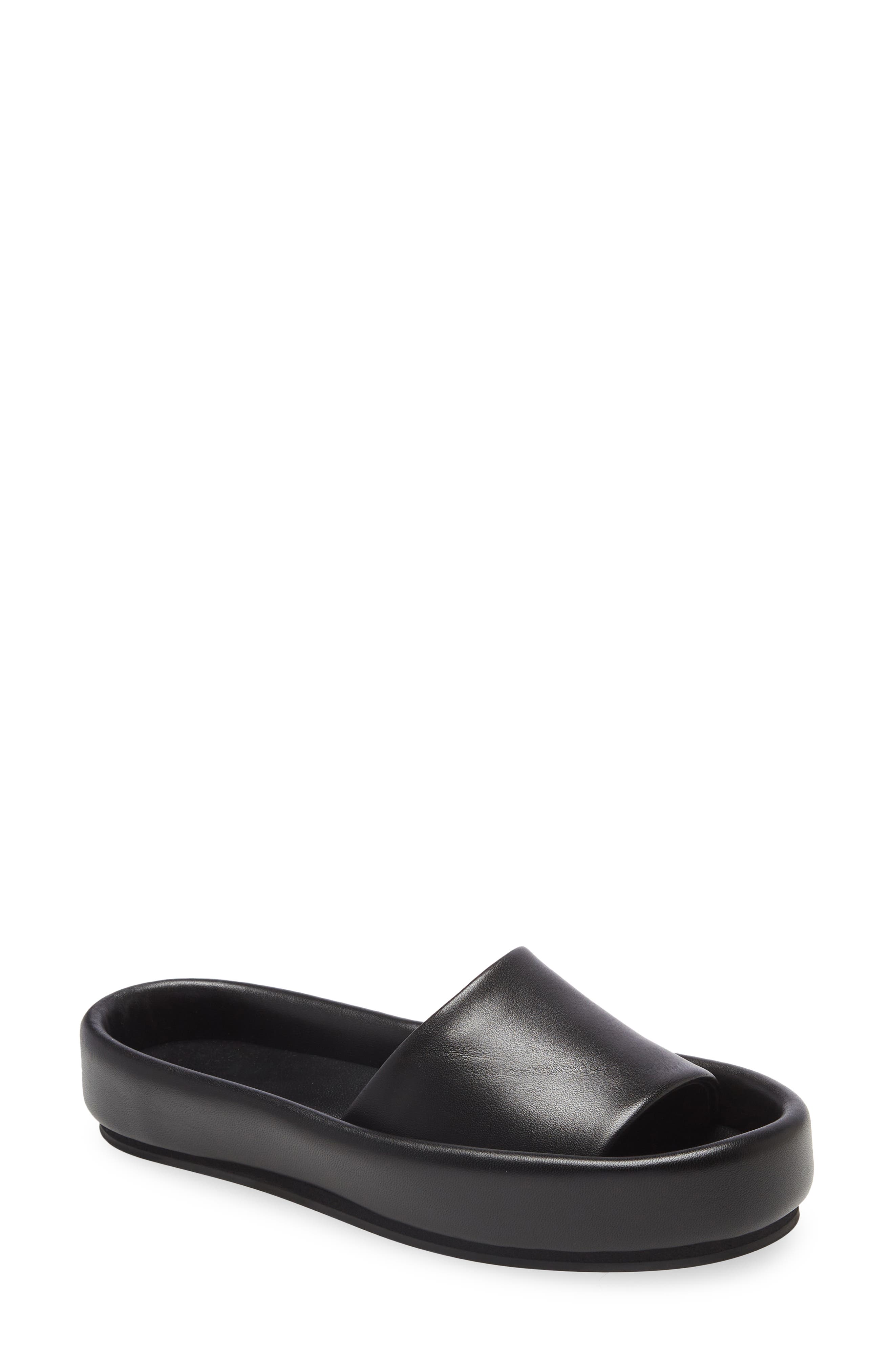 Khaite Venice Slide Sandal, Main, color, 