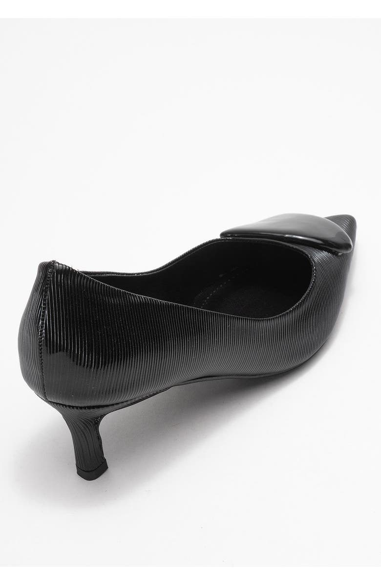 Prologue Shoes Briana Buckle Pointed Toe Pump, Alternate, color, Black