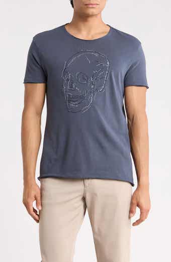 Embroidered Skull T-Shirt