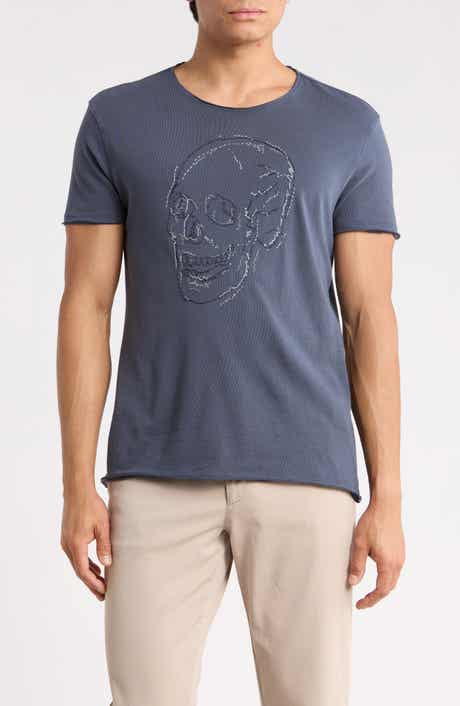 Embroidered Skull T-Shirt