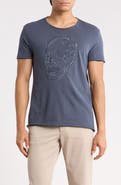 John Varvatos Embroidered Skull T-Shirt