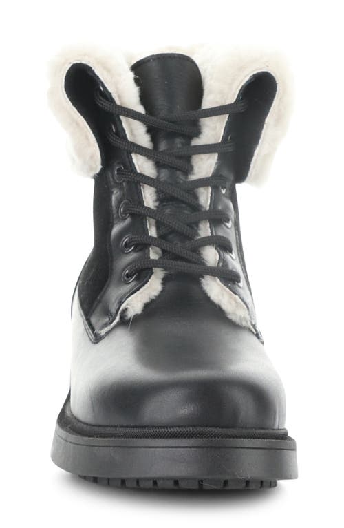 Bos. & Co. Nyssa Waterproof Genuine Shearling Boot In Black