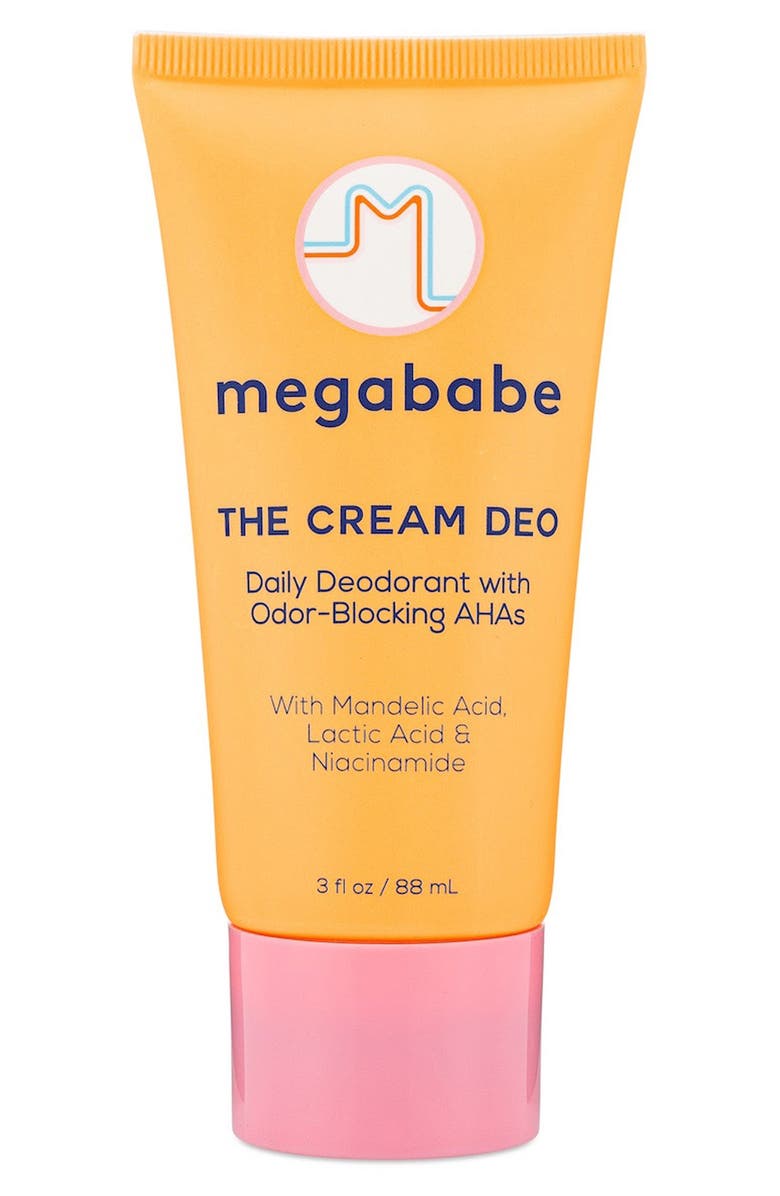 Megababe The Cream Deo Aluminum-Free Daily Deodorant with Odor-Blocking AHAs, Main, color,