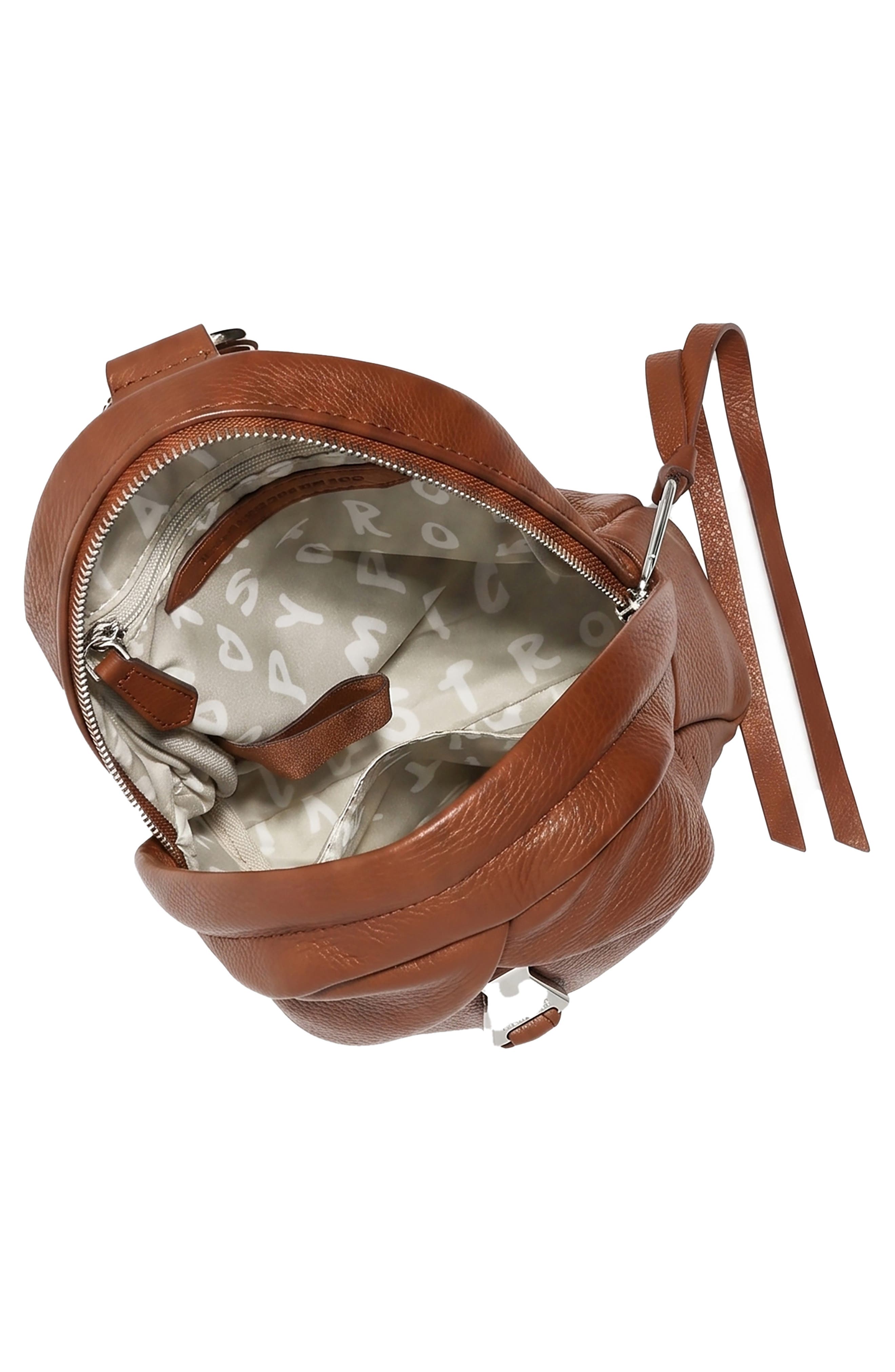 AIMEE Tamitha Leather Sling Bag, Alternate, color, Chestnut