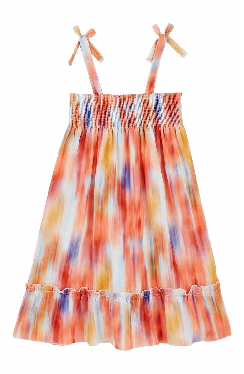 Vilebrequin Kids' Ikat Flowers Cotton Dress, Alternate, color, 