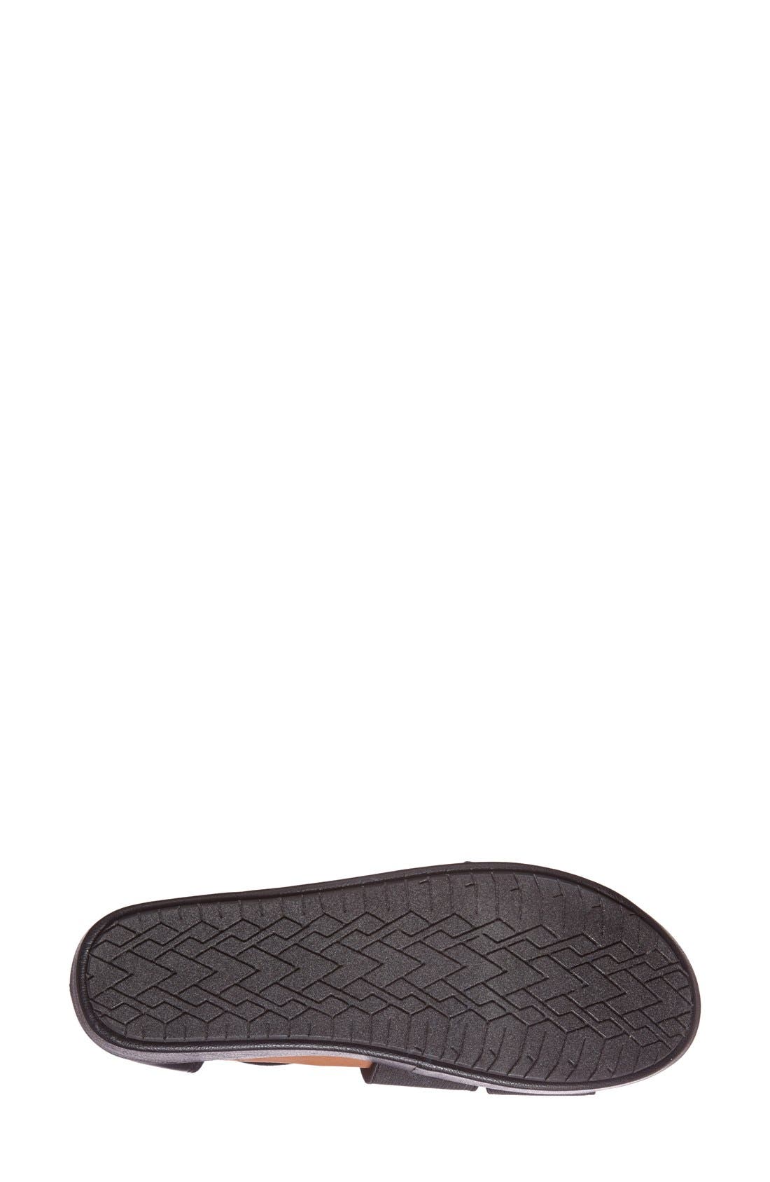 'Josie' Platform Sandal, Alternate, color, BLACK