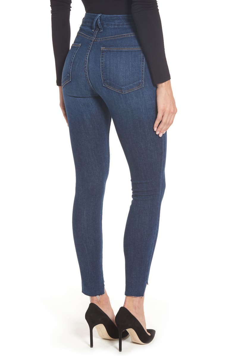 Good American Good Legs High Waist Skinny Jeans, Alternate, color,