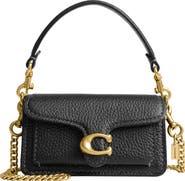 COACH Leather Tabby Bag Charm