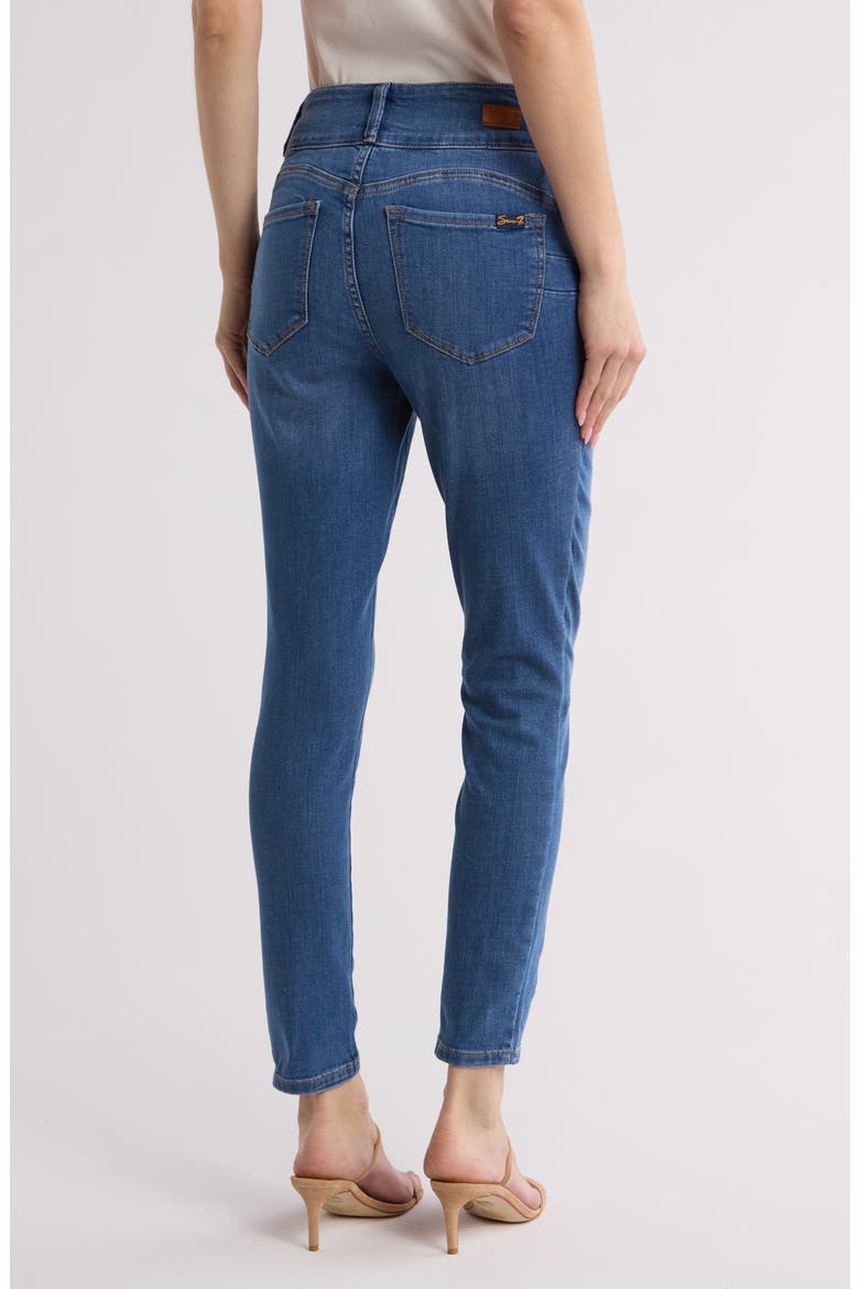Curvy High Waist Skinny Jeans, Alternate, color, GLOSS