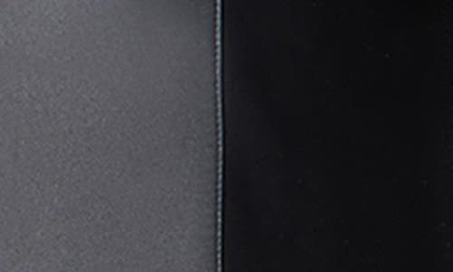 Akris Dean Nappa Leather Jacket With Suede Trim In Black