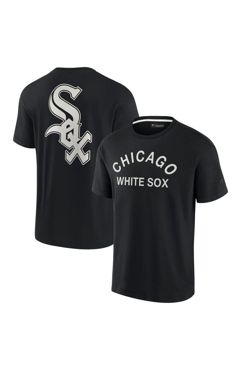 Fanatics Signature Unisex Fanatics Signature Black Chicago White Sox Elements Super Soft Short Sleeve T-Shirt, Main, color, Black