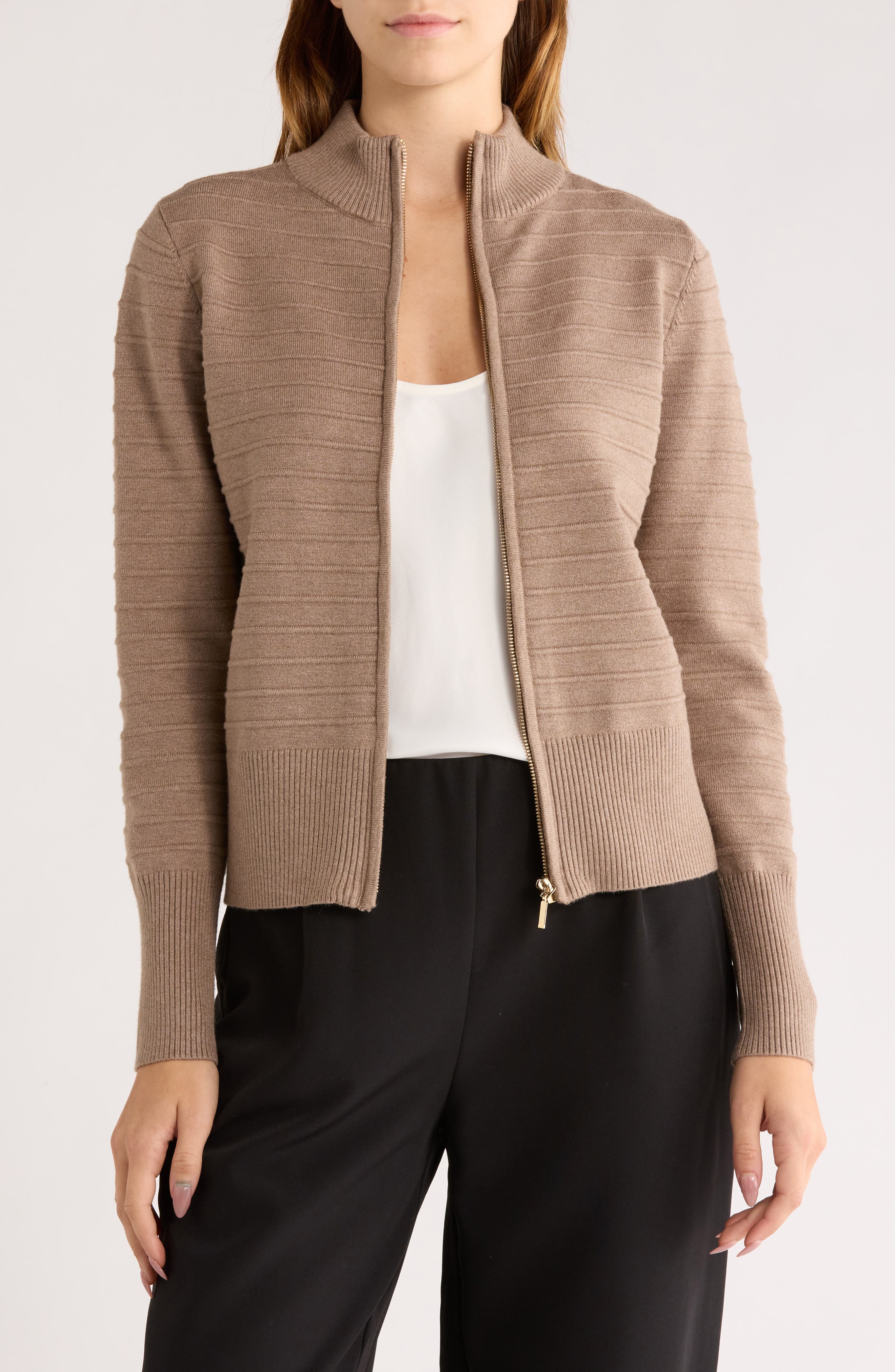 BY DESIGN Mason Full Zip Sweater