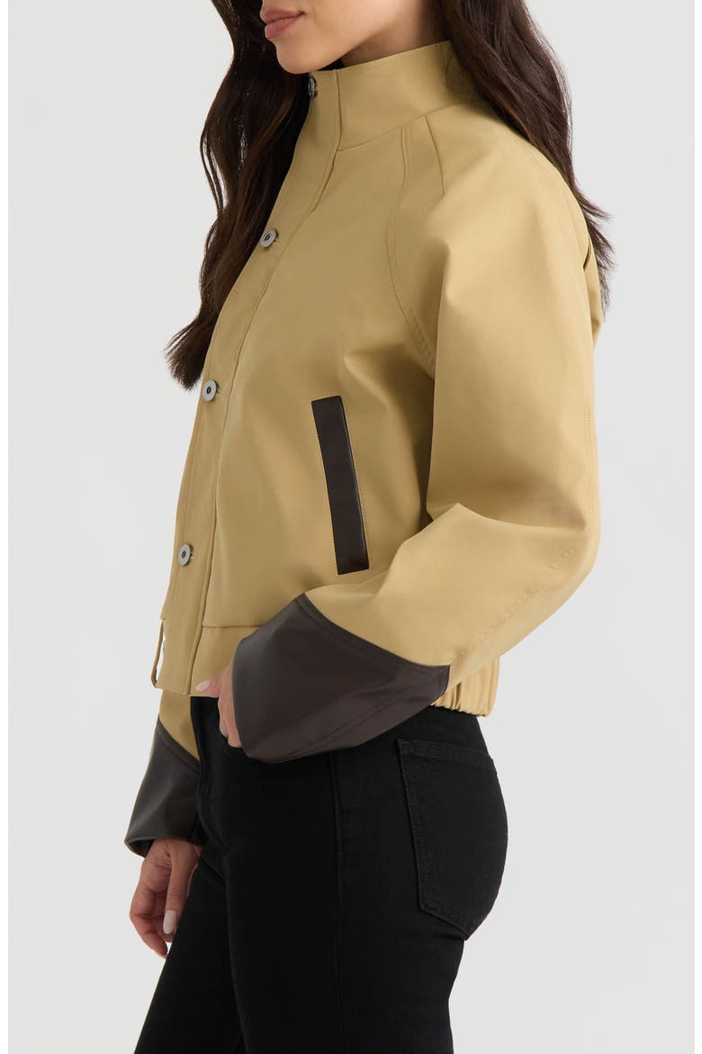 Blouson Bomber Jacket, Alternate, color, WOOD ASH