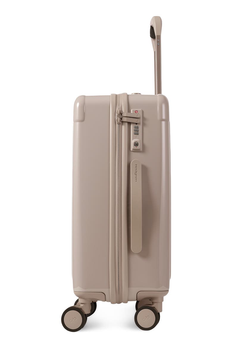 Nostos Glossy Spinner Carry-On, Alternate, color, SAHARA